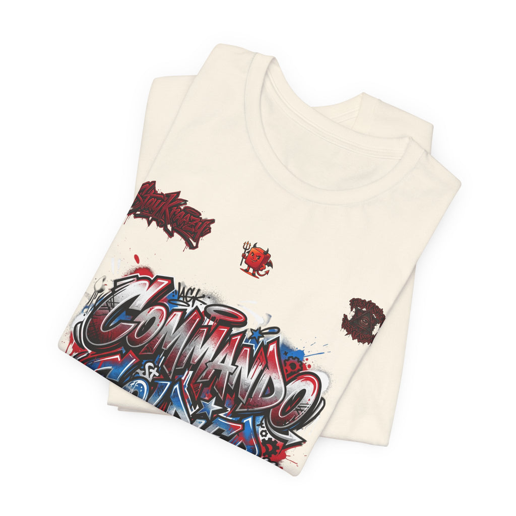 Commando Soldier Graphic Tee — Military-Inspired Streetwear T-Shirt