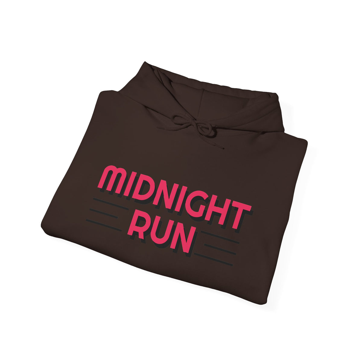 Midnight Run Hoodie — Graphic Streetwear Pullover with Sleeve Prints