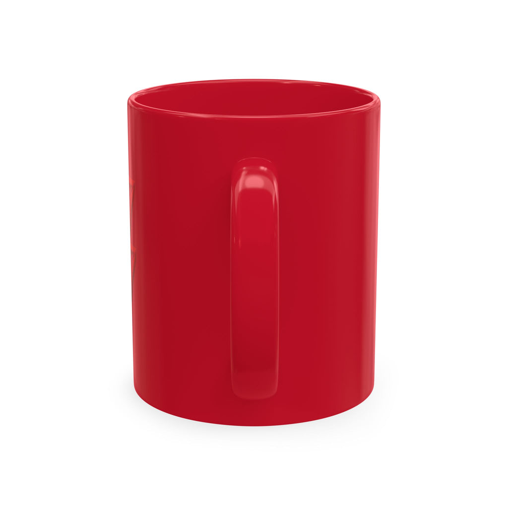 Ceramic Mug — Mystic Third Eye Pyramid Design with 7/17 Red Numerals
