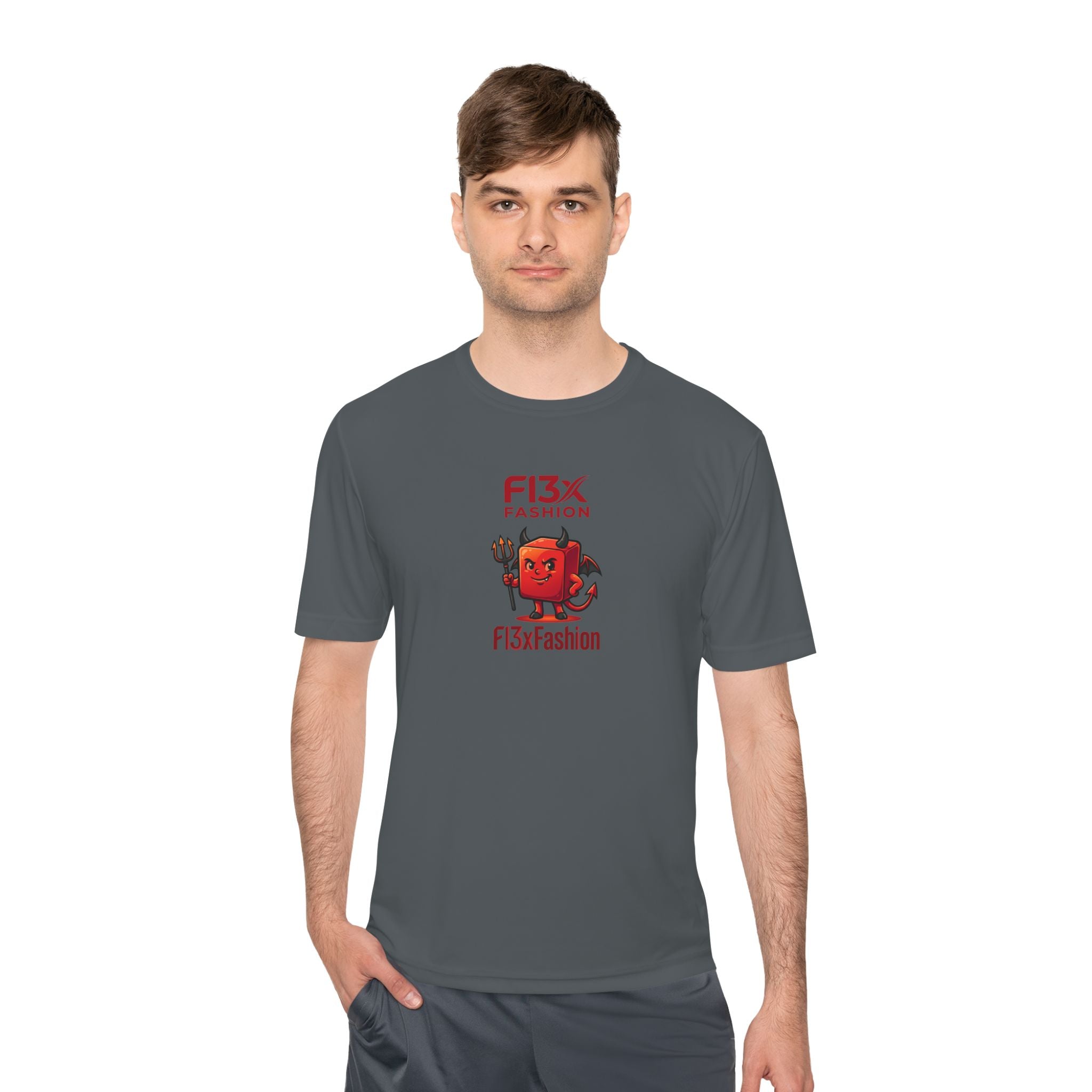 F13x Fashion Devil Logo Tee — Moisture-Wicking Athletic Shirt