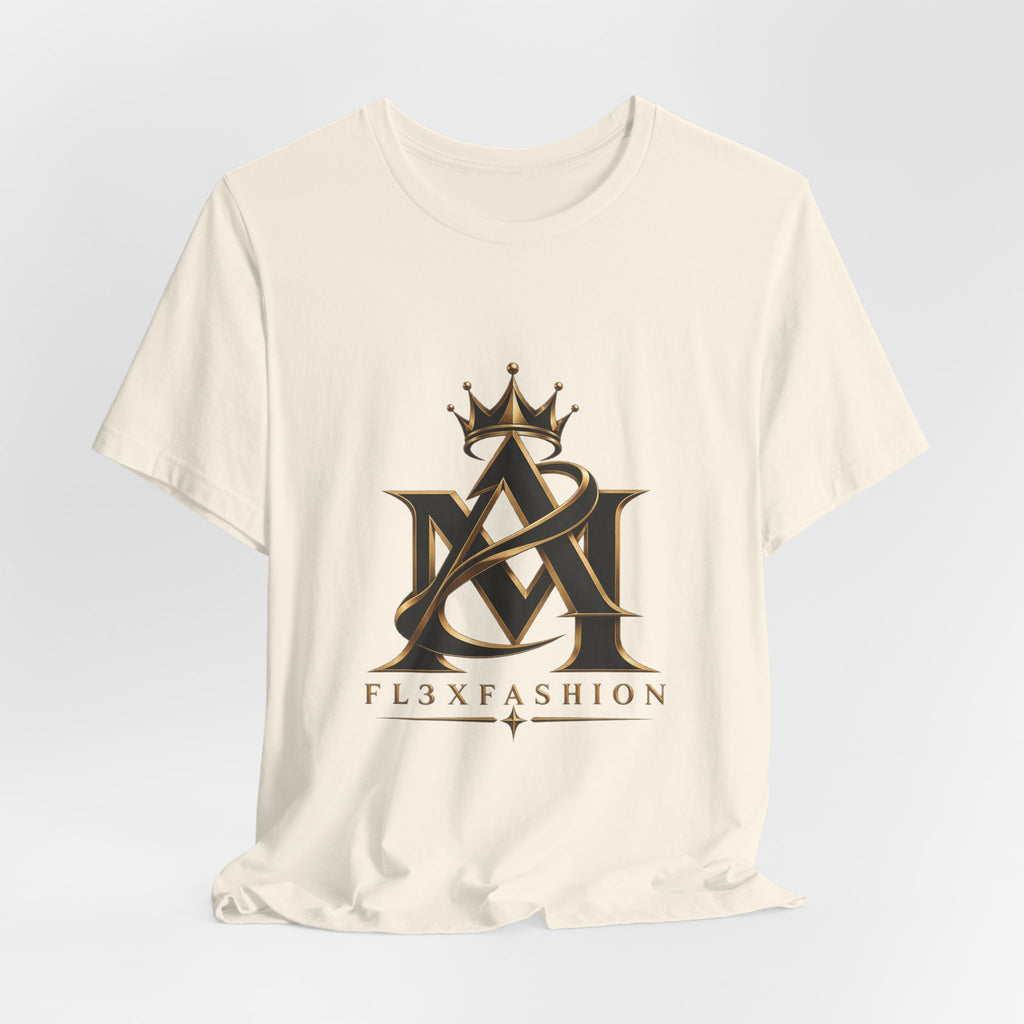 Crown Monogram Logo Tee — FL3XFASHION Graphic T-Shirt