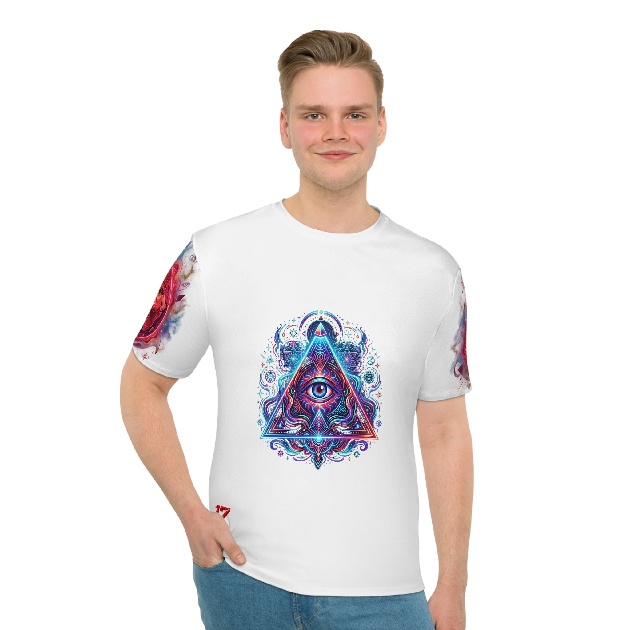 Psychedelic All-Seeing Eye Graphic T-Shirt