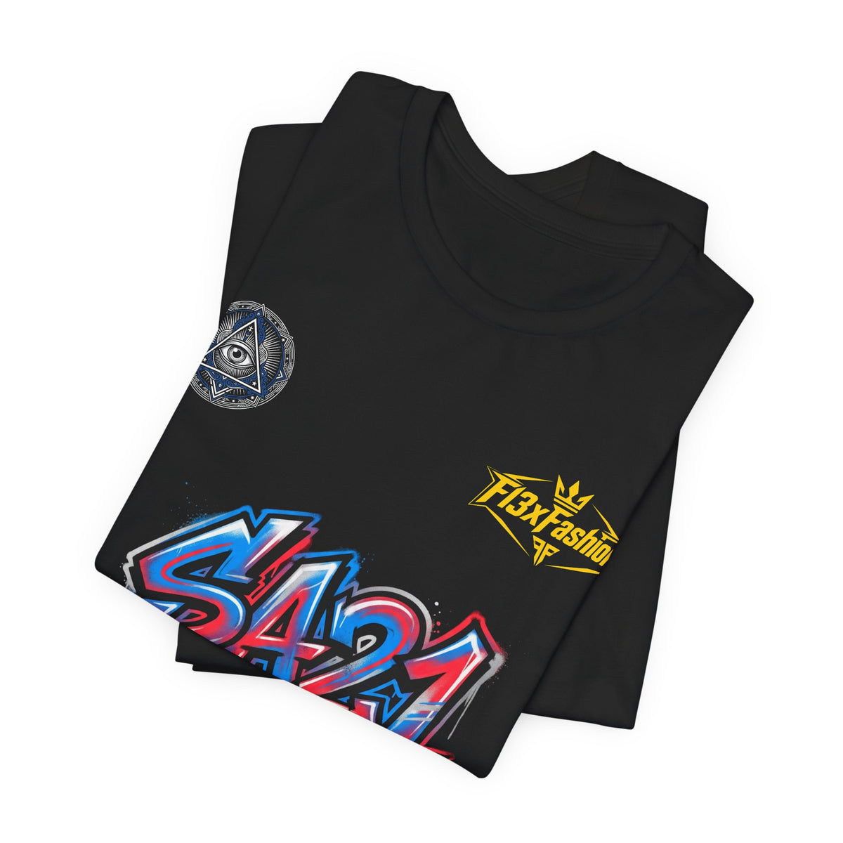 SA21 Graffiti Logo Tee — Streetwear Graphic T-Shirt