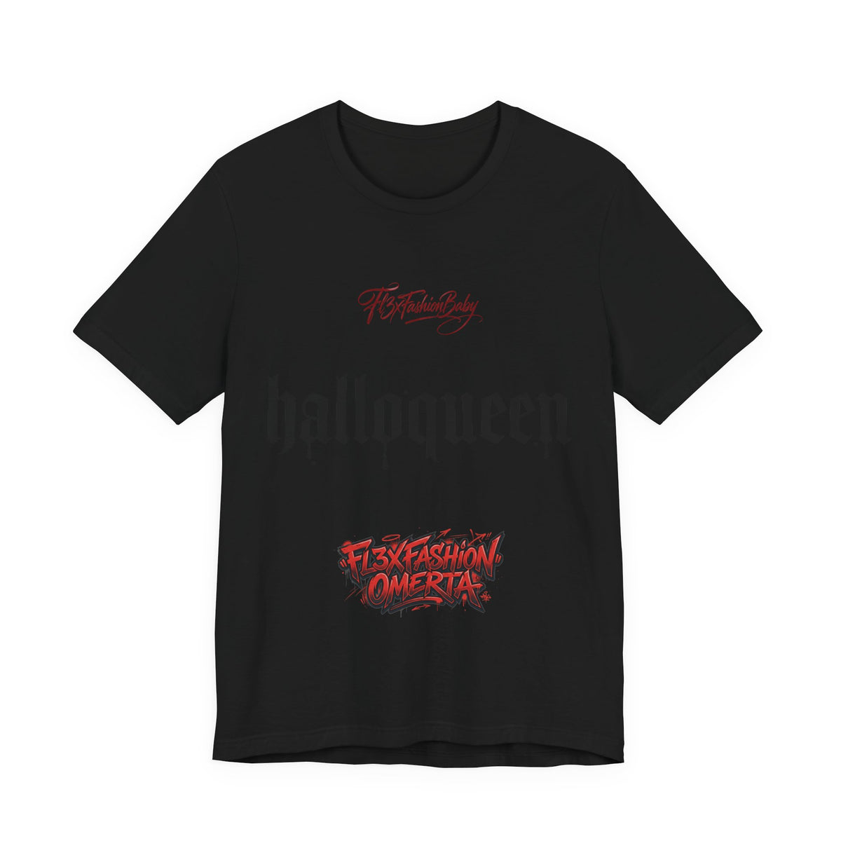 Halloqueen Gothic Tee — 'Halloqueen' Graphic Halloween T-Shirt