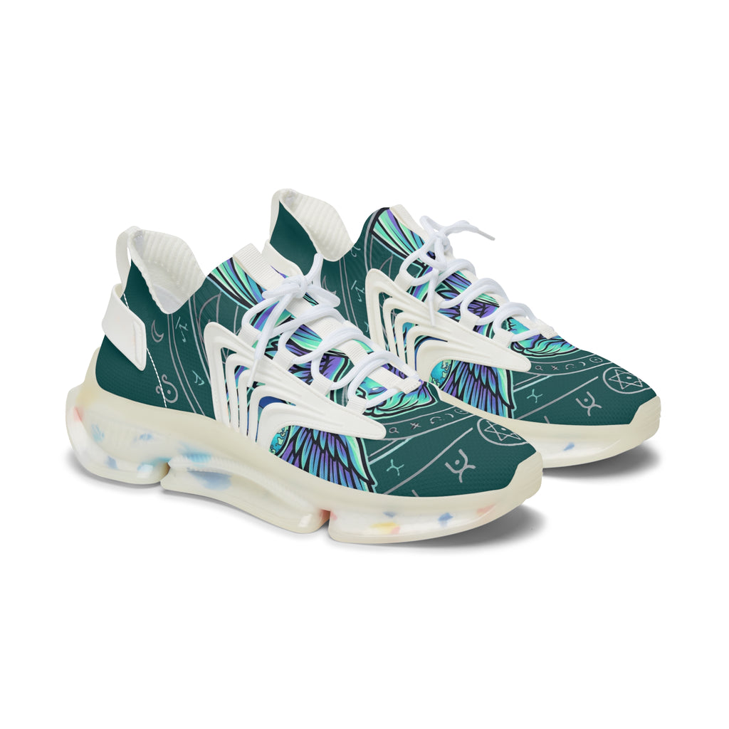 Mystic Butterfly Mesh Sneakers — Women's Breathable Athletic Shoes