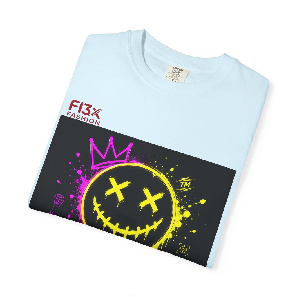 Graphic Tee — Neon Graffiti Smiley "FL3X Fashion"