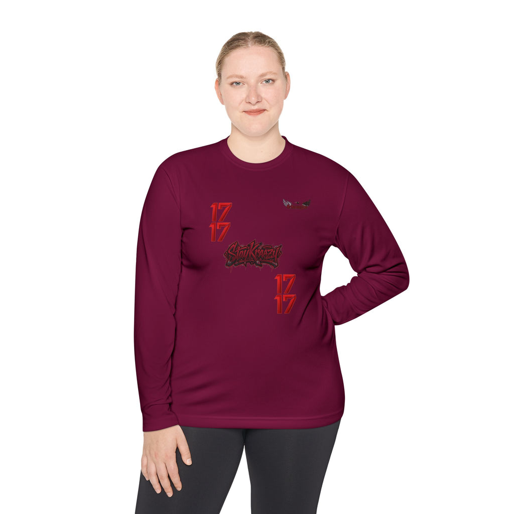 Drag Queen Portrait Long Sleeve Tee — Colorful Pop Art “17” Graphic