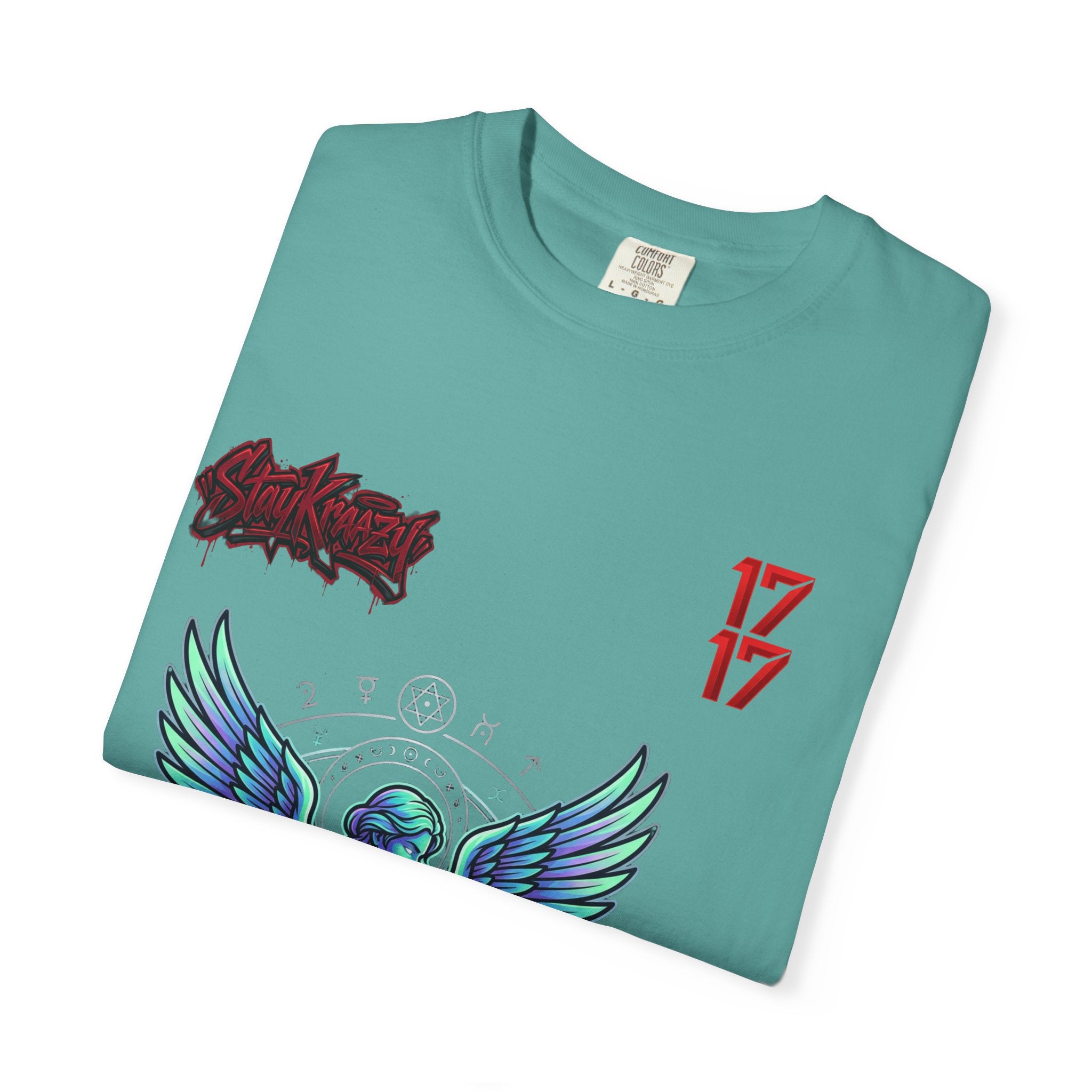 Angel & Devil Graphic T-Shirt — '24 Hours To Live' Streetwear
