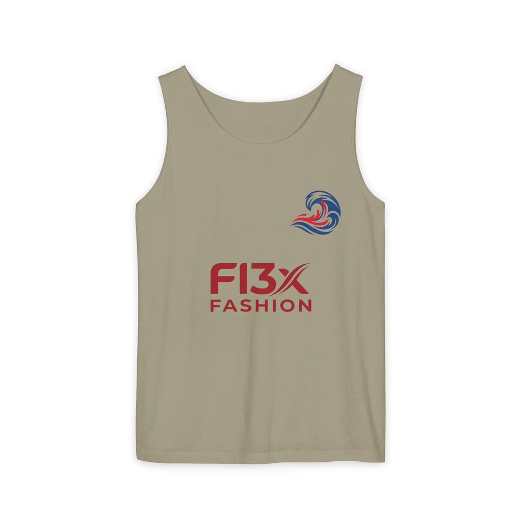 Graphic Tank Top - Colorful Cosmic Woman Illustration
