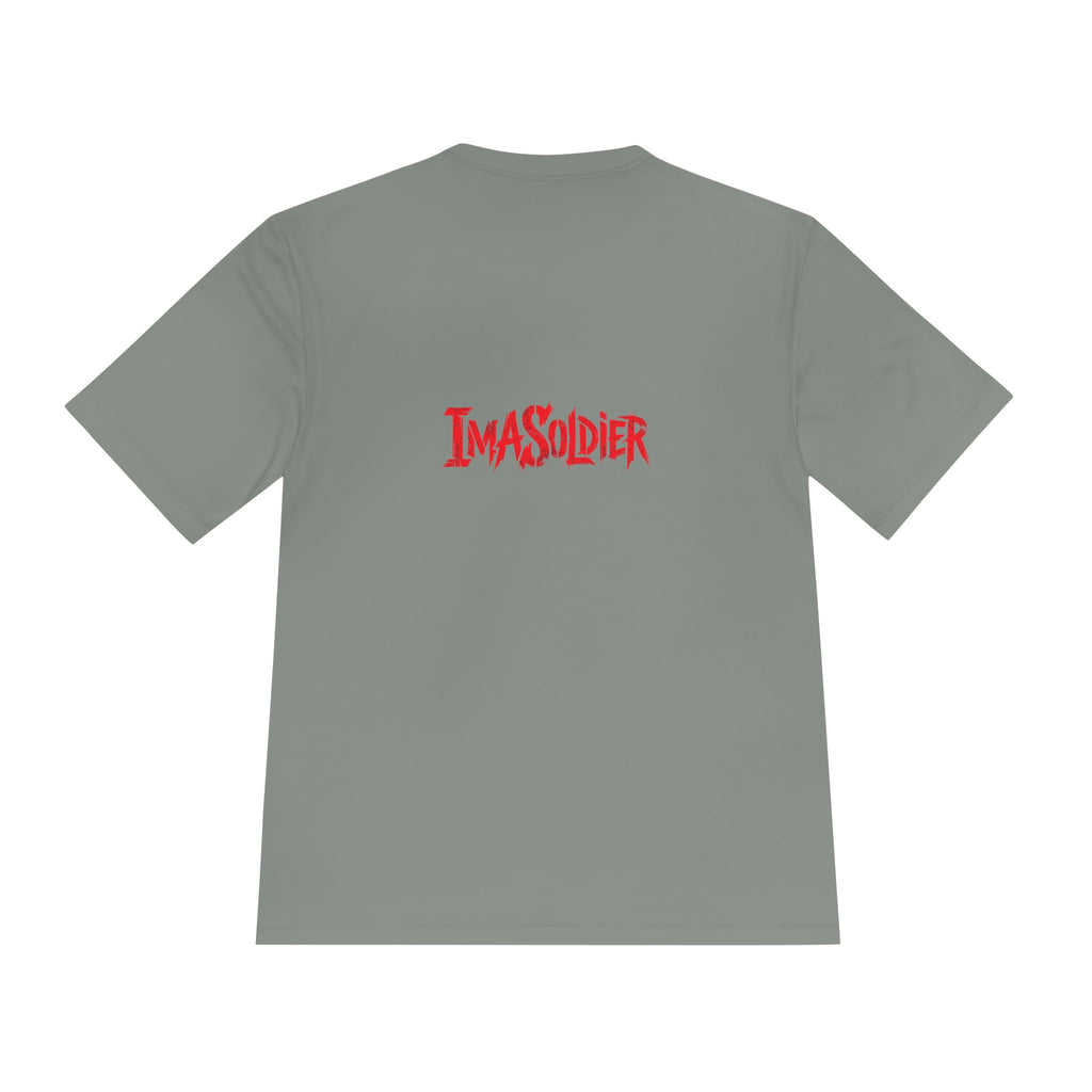 ImaSoldier Graphic Tee — Dark Joker Face Logo Moisture‑Wicking Shirt