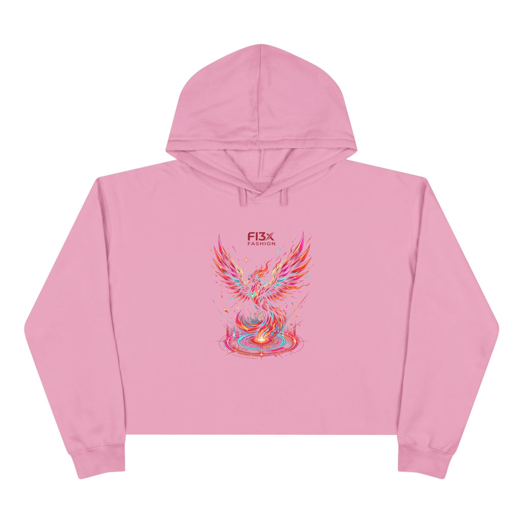 Phoenix Crop Hoodie — FI3x Fashion Logo Graphic