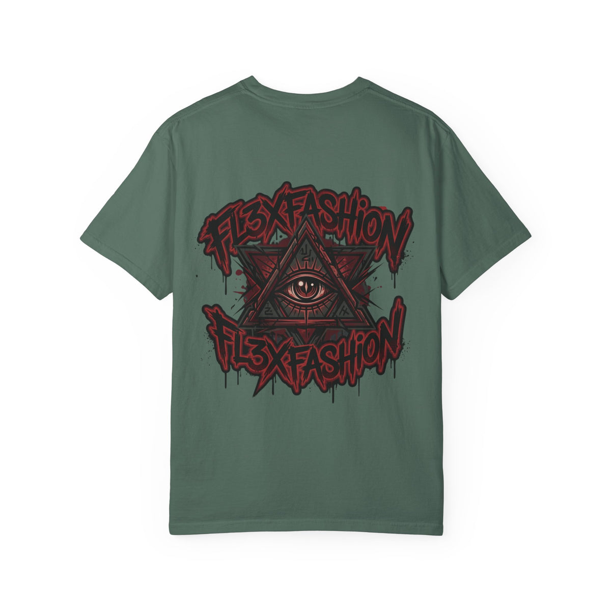 Halloqueen Graphic T-Shirt — Gothic Pyramid & All-Seeing Eye Streetwear