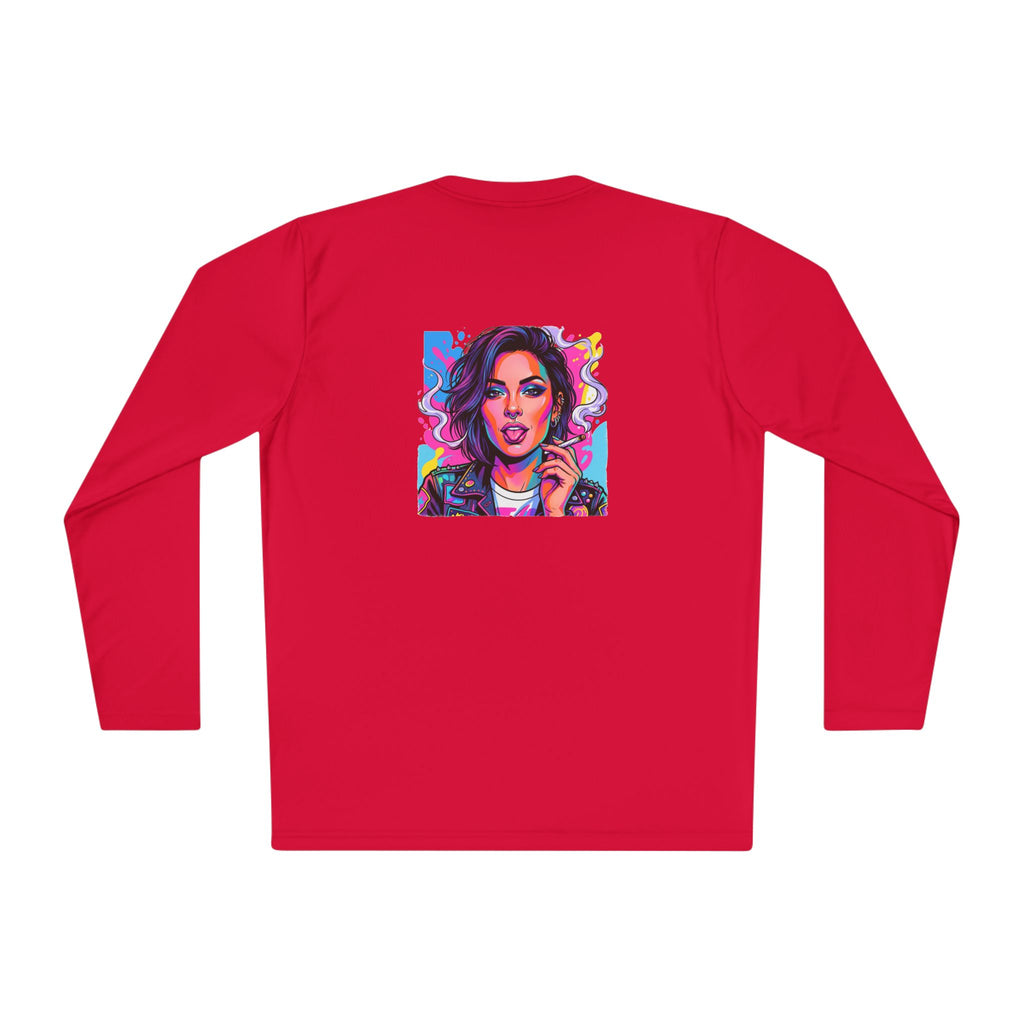Drag Queen Portrait Long Sleeve Tee — Colorful Pop Art “17” Graphic