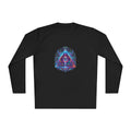 All-Seeing Eye Triangle Long Sleeve Tee — Psychedelic Mystic Graphic Shirt