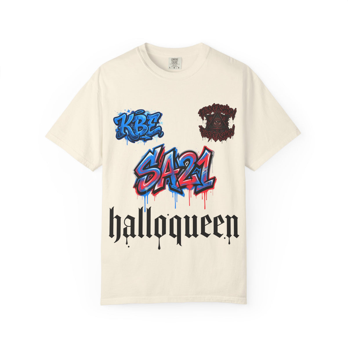 Halloqueen SA21 Graffiti T-Shirt — Streetwear Rockstar Tee