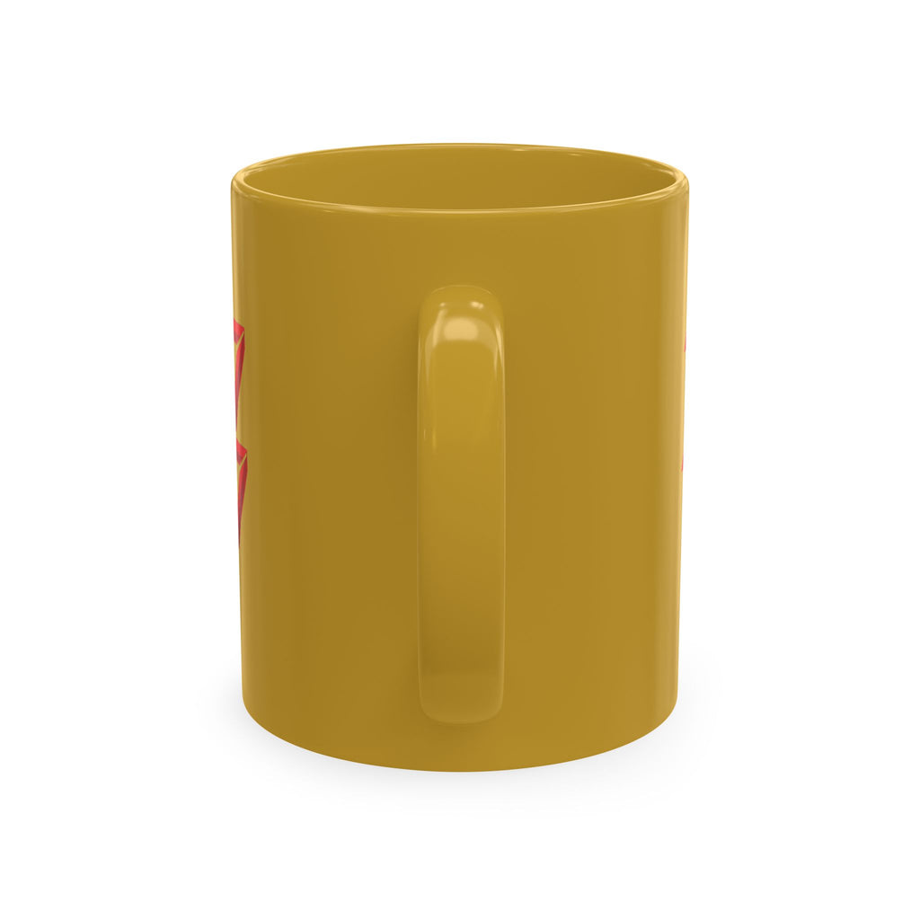 Ceramic Mug — Mystic Third Eye Pyramid Design with 7/17 Red Numerals