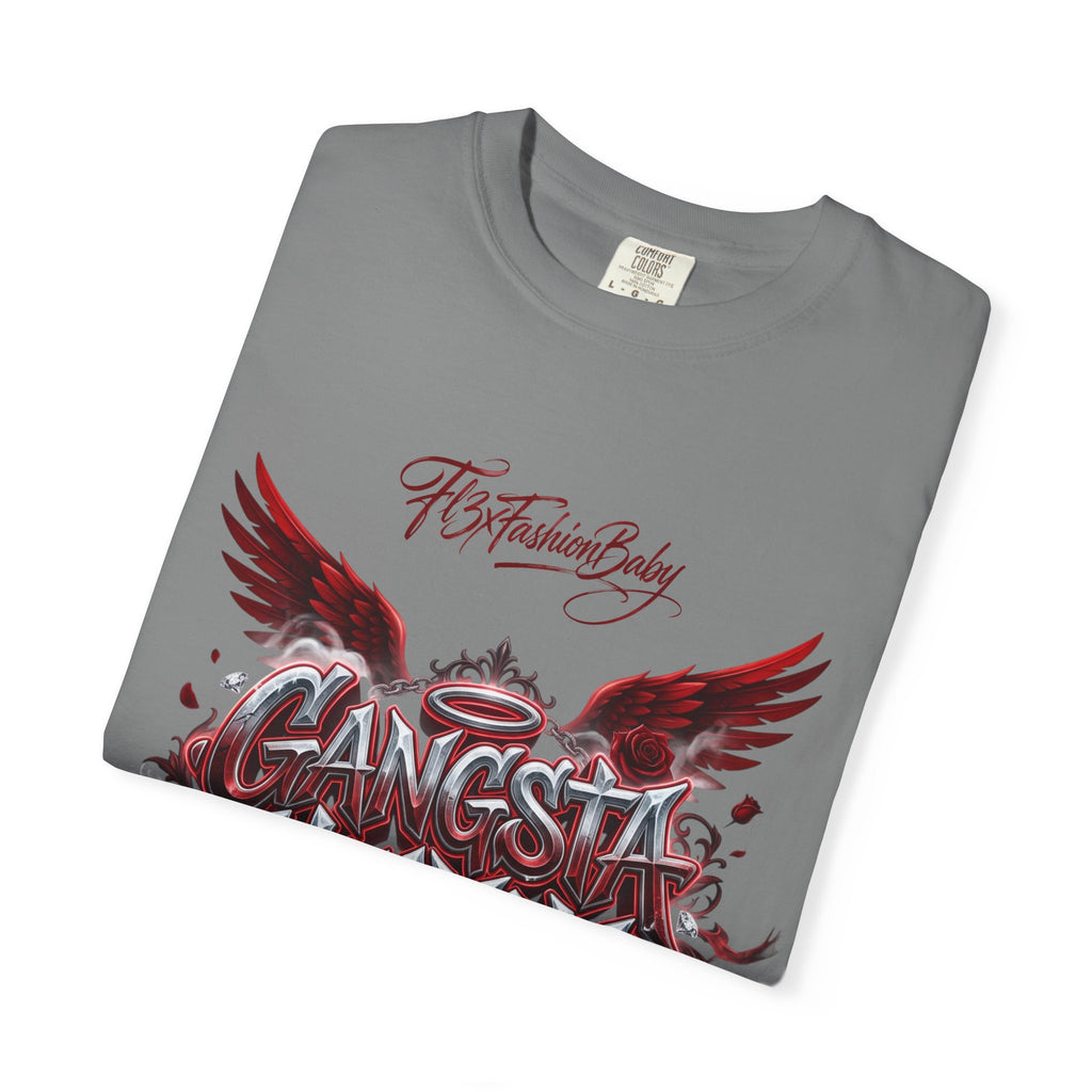 Gangsta Heaven Graphic T-Shirt — Scripted Front & Vertical Kanji Back