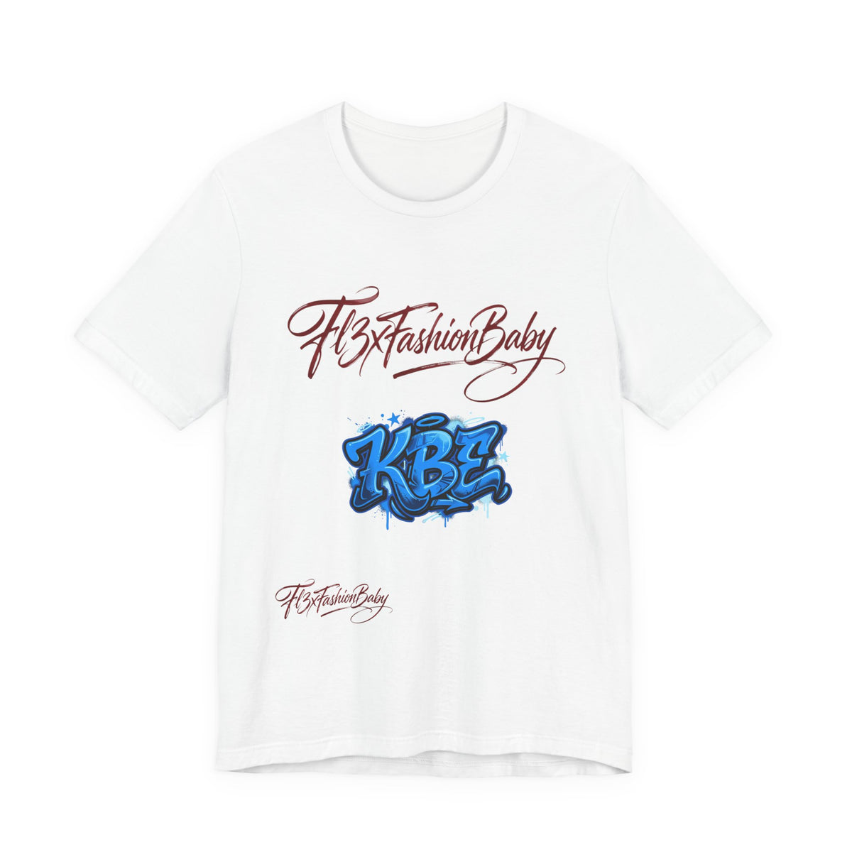 KBZ Graffiti Logo Tee — FBxFashionBaby Script Graphic T-Shirt