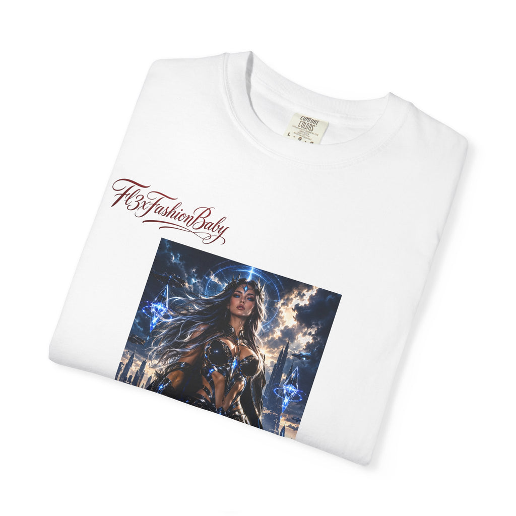 Fantasy Warrior Graphic T-Shirt — "FB7FashionBaby" Logo Tee