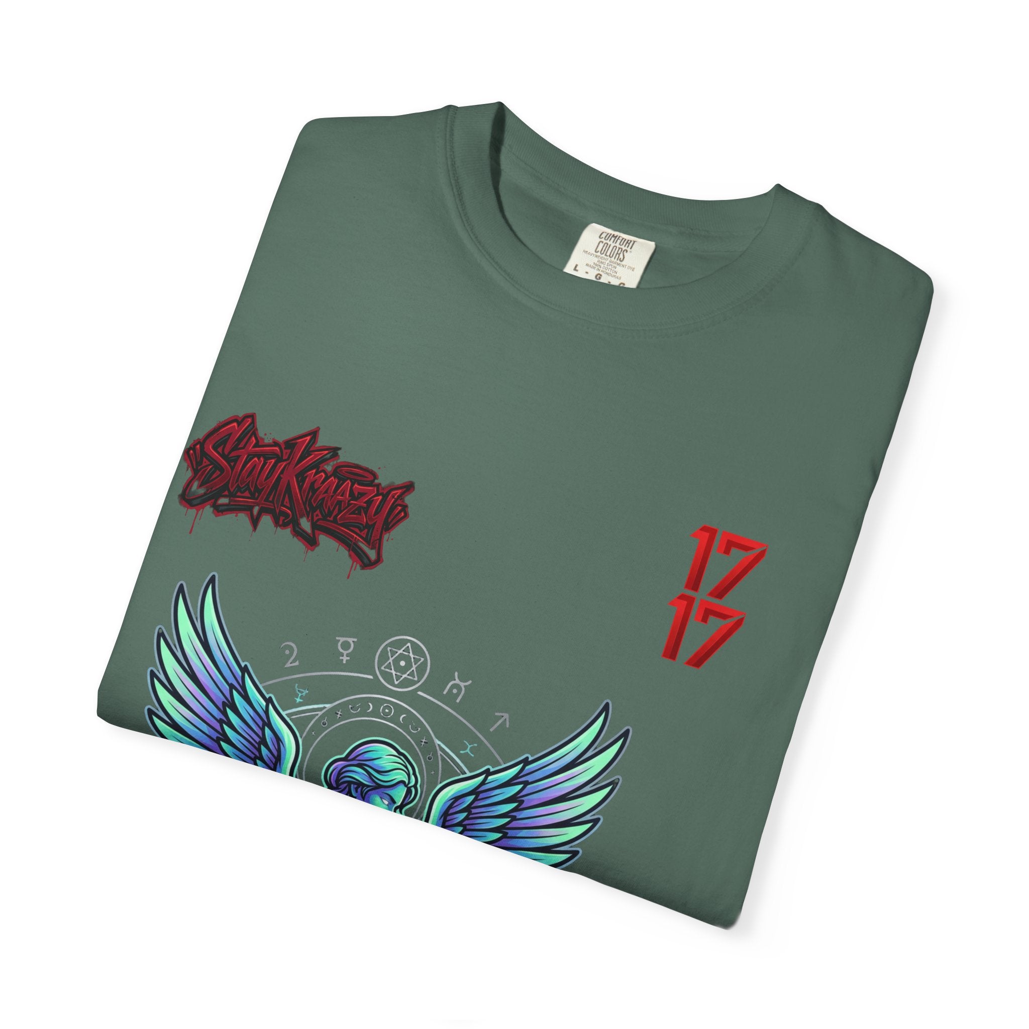 Angel & Devil Graphic T-Shirt — '24 Hours To Live' Streetwear