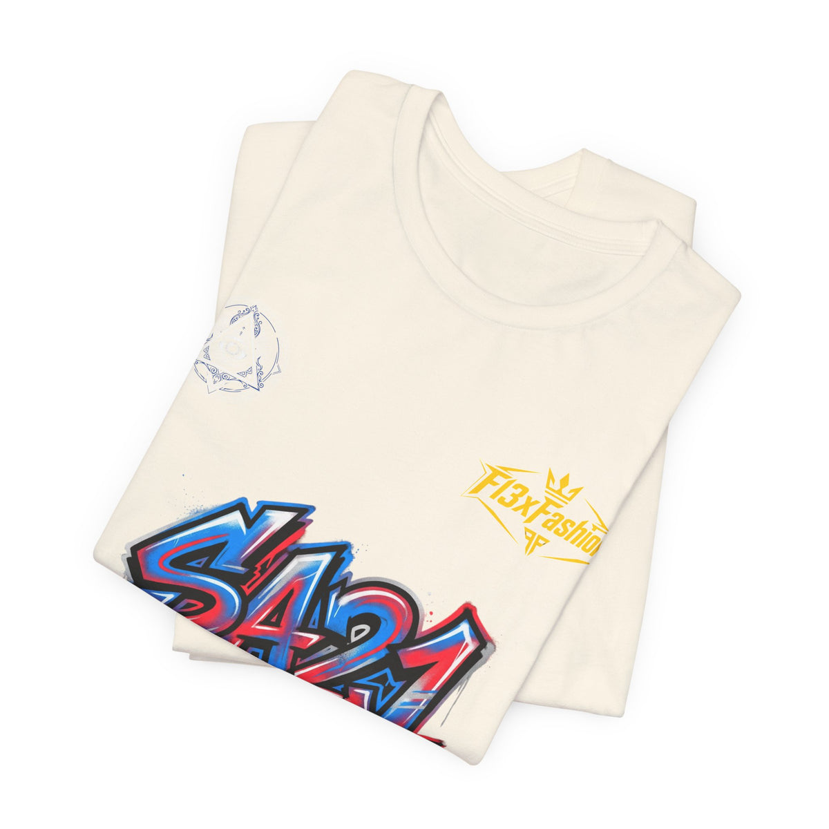 SA21 Graffiti Logo Tee — Streetwear Graphic T-Shirt