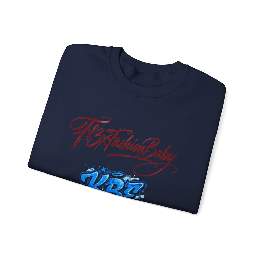Crewneck Sweatshirt — KBZ Graffiti Logo "FtxFashionBaby" Streetwear