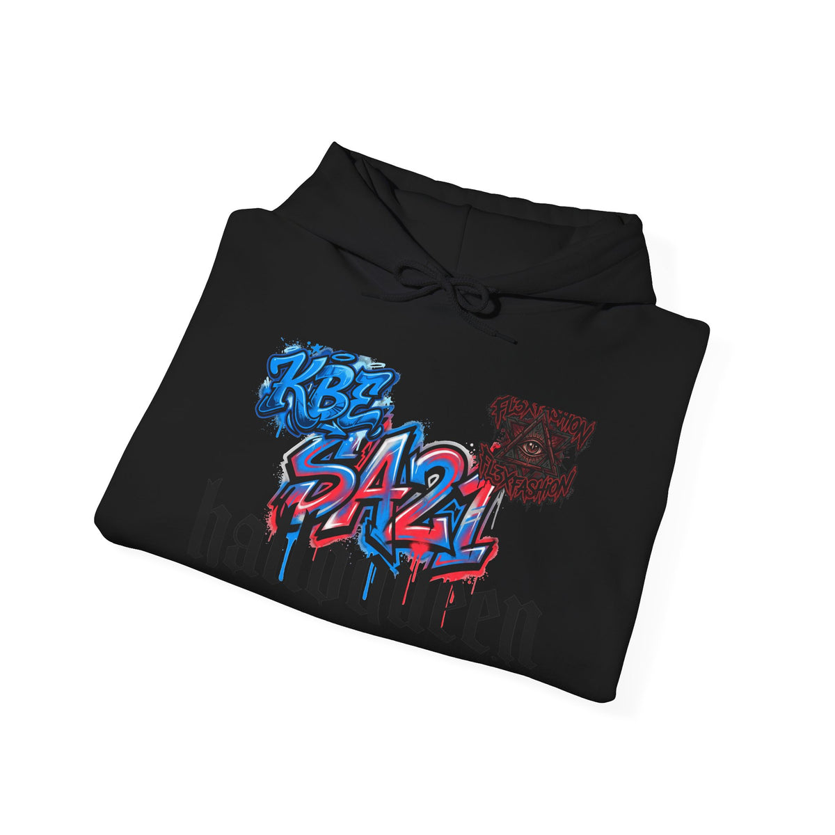 Halloween Graffiti Hoodie — "halloween" Gothic Script with Colorful Street Art