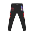 Women's Graphic Leggings — Neon Pinup & Street Art Collage