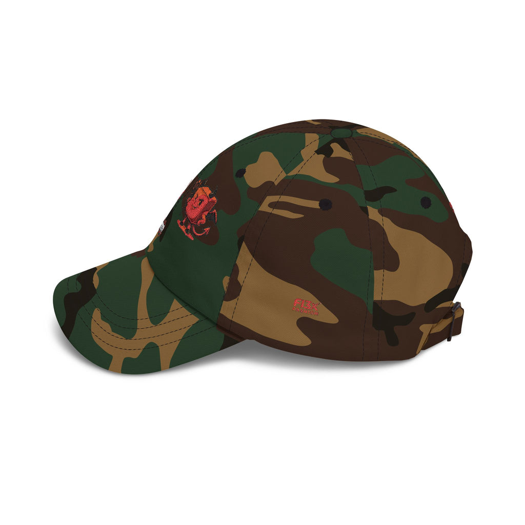 Devil Pixel Dad Cap – Retro Gaming Graphic Baseball Hat