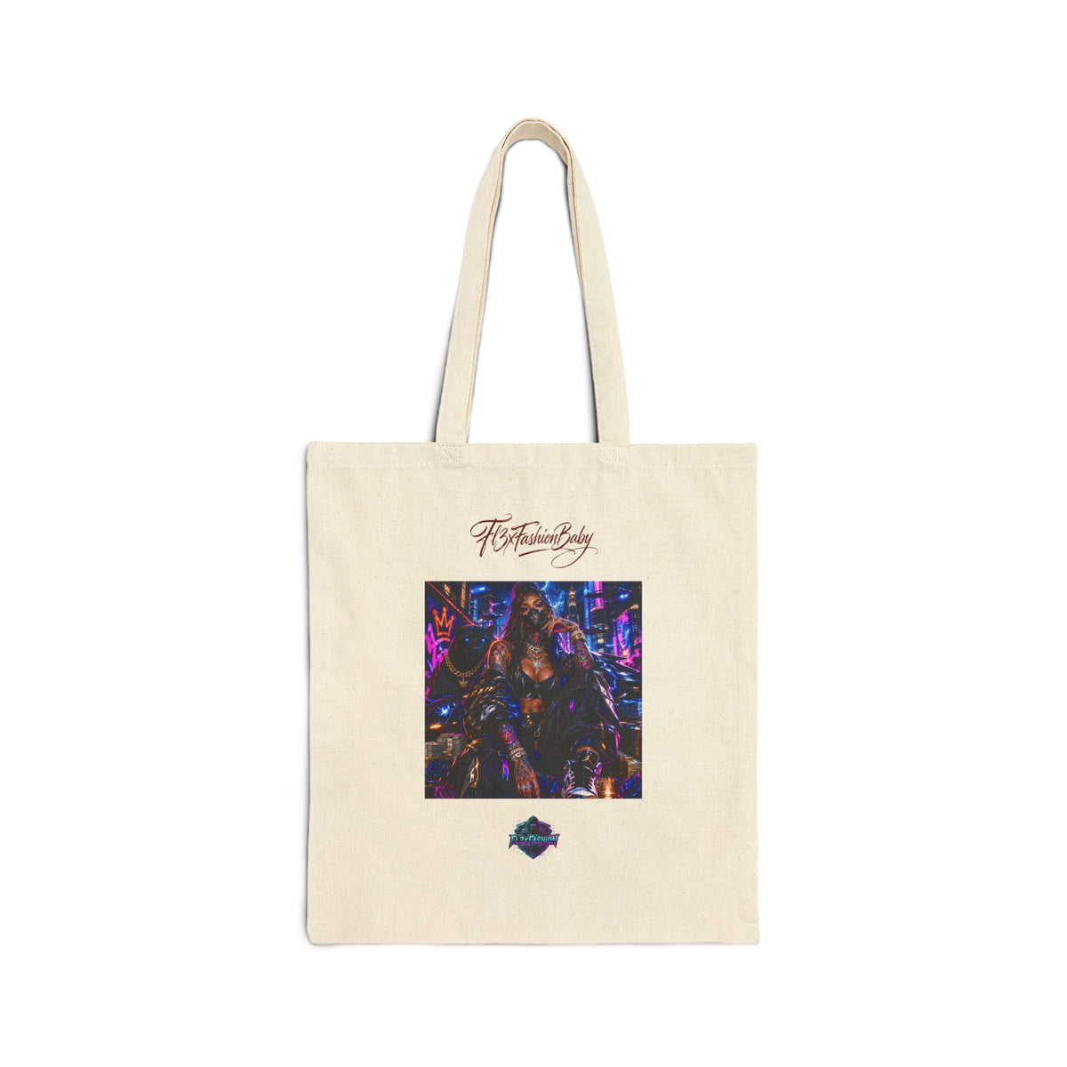 Vintage Concert Photo Cotton Tote Bag – 'First Performance' Music Festival Shopper