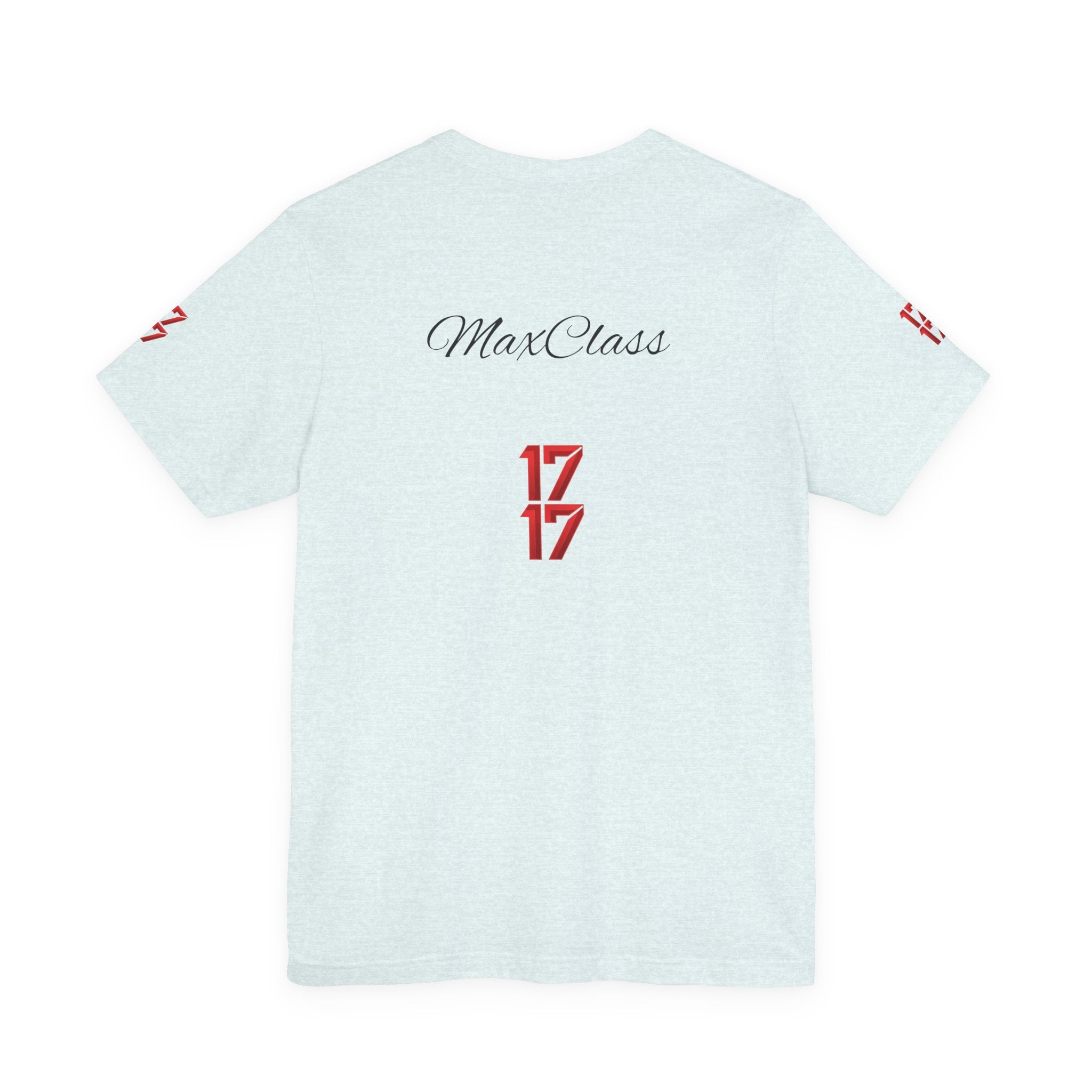 MaxClass '17' Graphic Tee — Minimal Script Logo T-Shirt