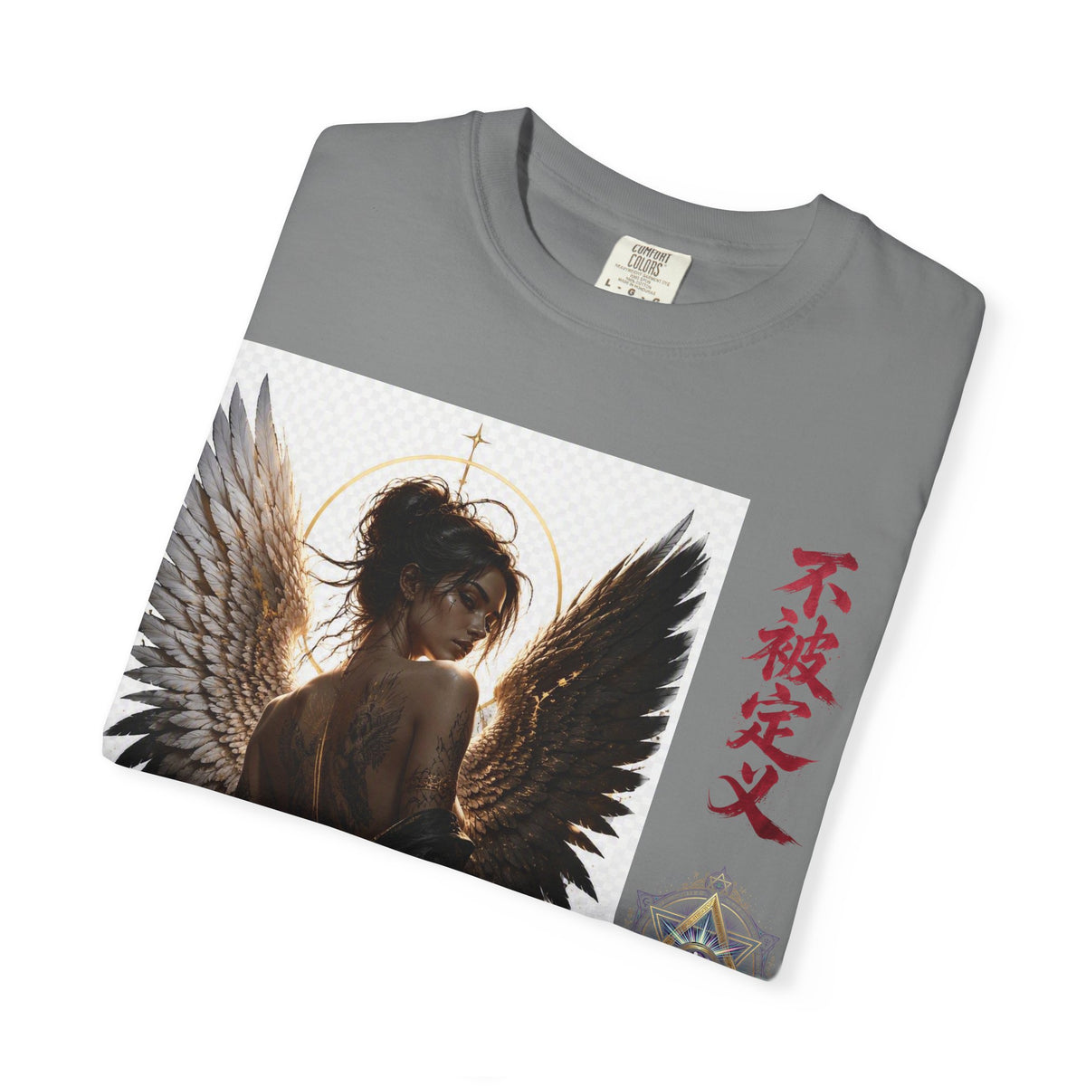 Angel Wings Graphic Tee — "FL3XFASHION" Gothic Streetwear T-Shirt