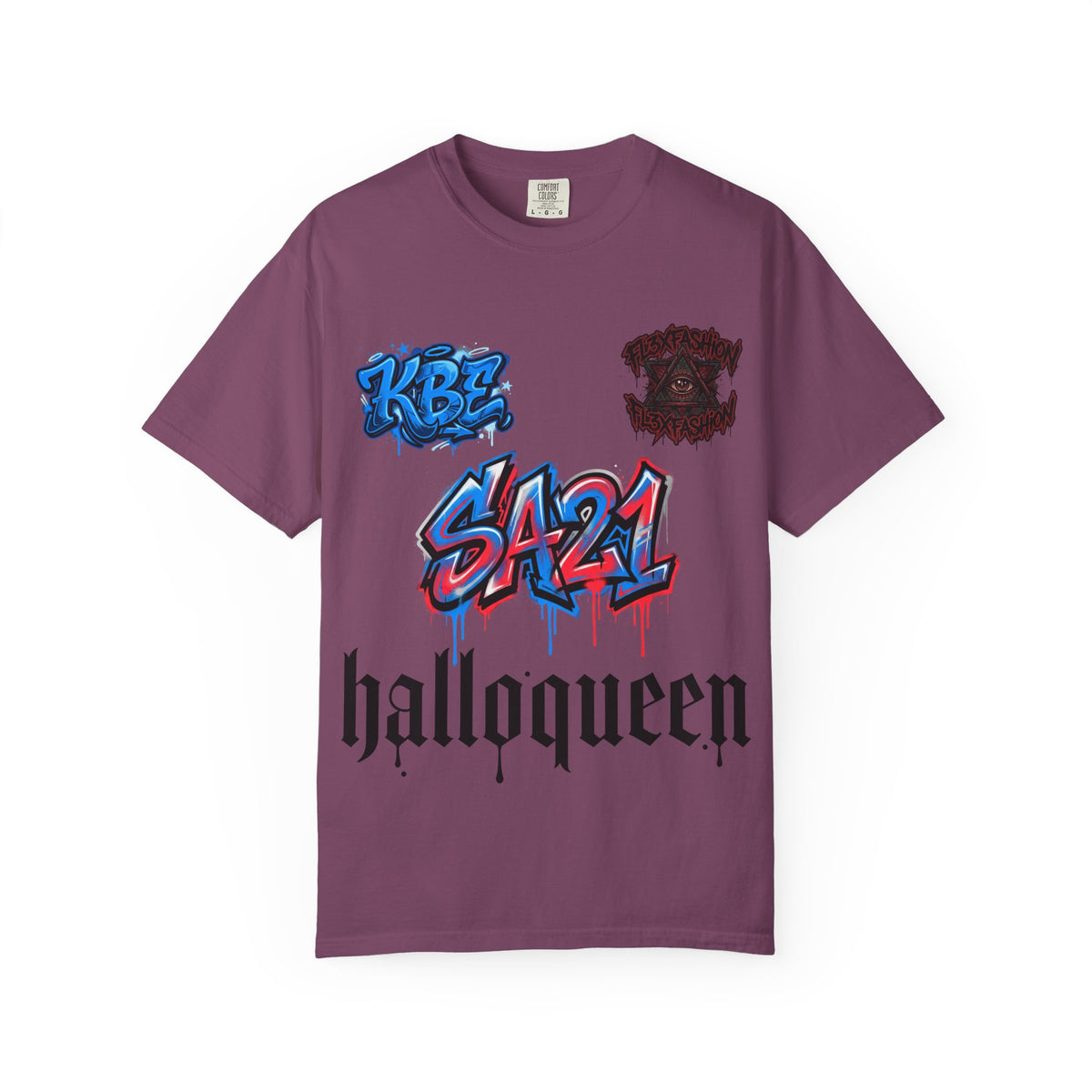 Halloqueen SA21 Graffiti T-Shirt — Streetwear Rockstar Tee