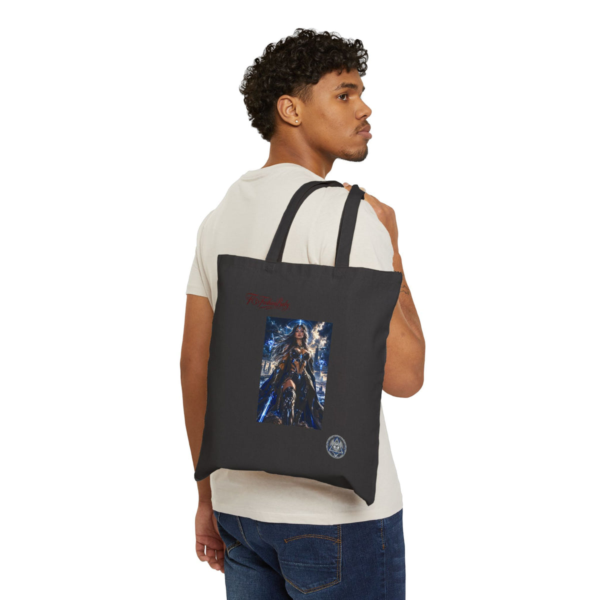 Wonder Woman Canvas Tote Bag — Themyscira Hero Art Cotton Shopper