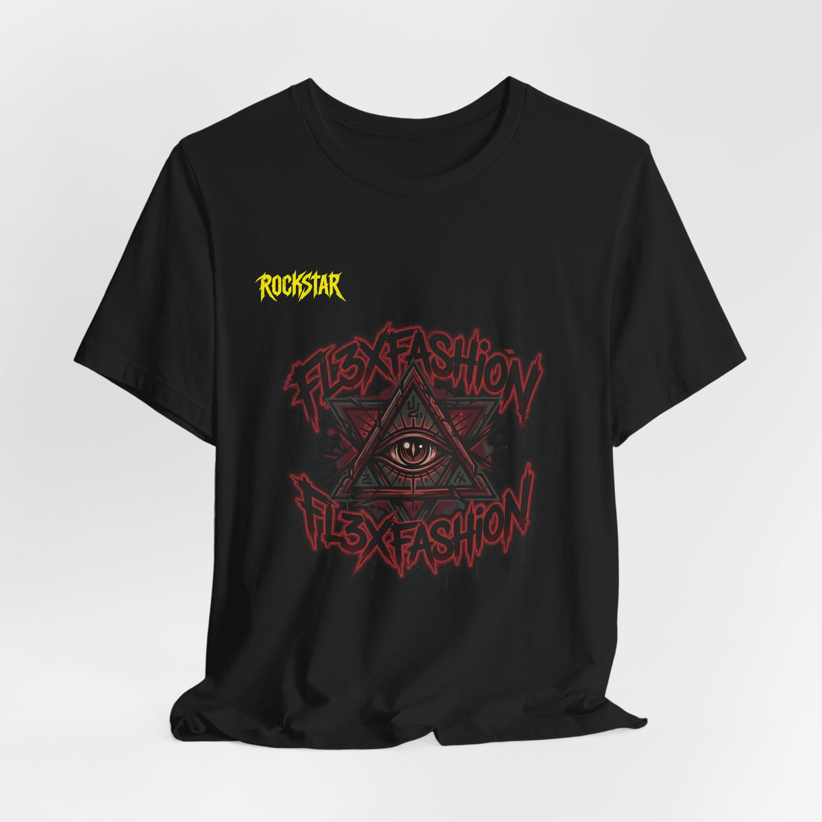 Graphic Tee — 'Flex Fashion' All-Seeing Eye Streetwear T-Shirt