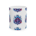 Mystic All-Seeing Eye Ceramic Mug – Psychedelic Triangle Design (11oz/15oz)
