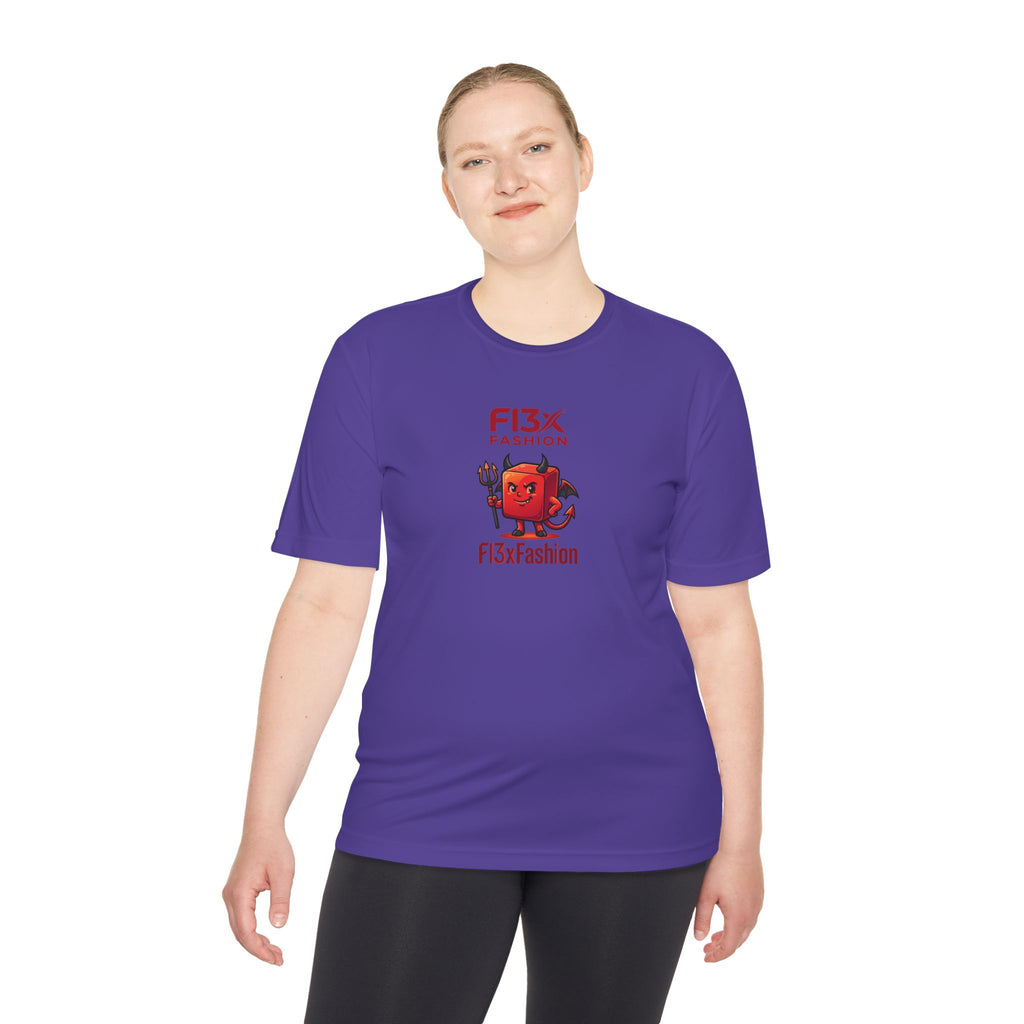 F13x Fashion Devil Logo Tee — Moisture-Wicking Athletic Shirt