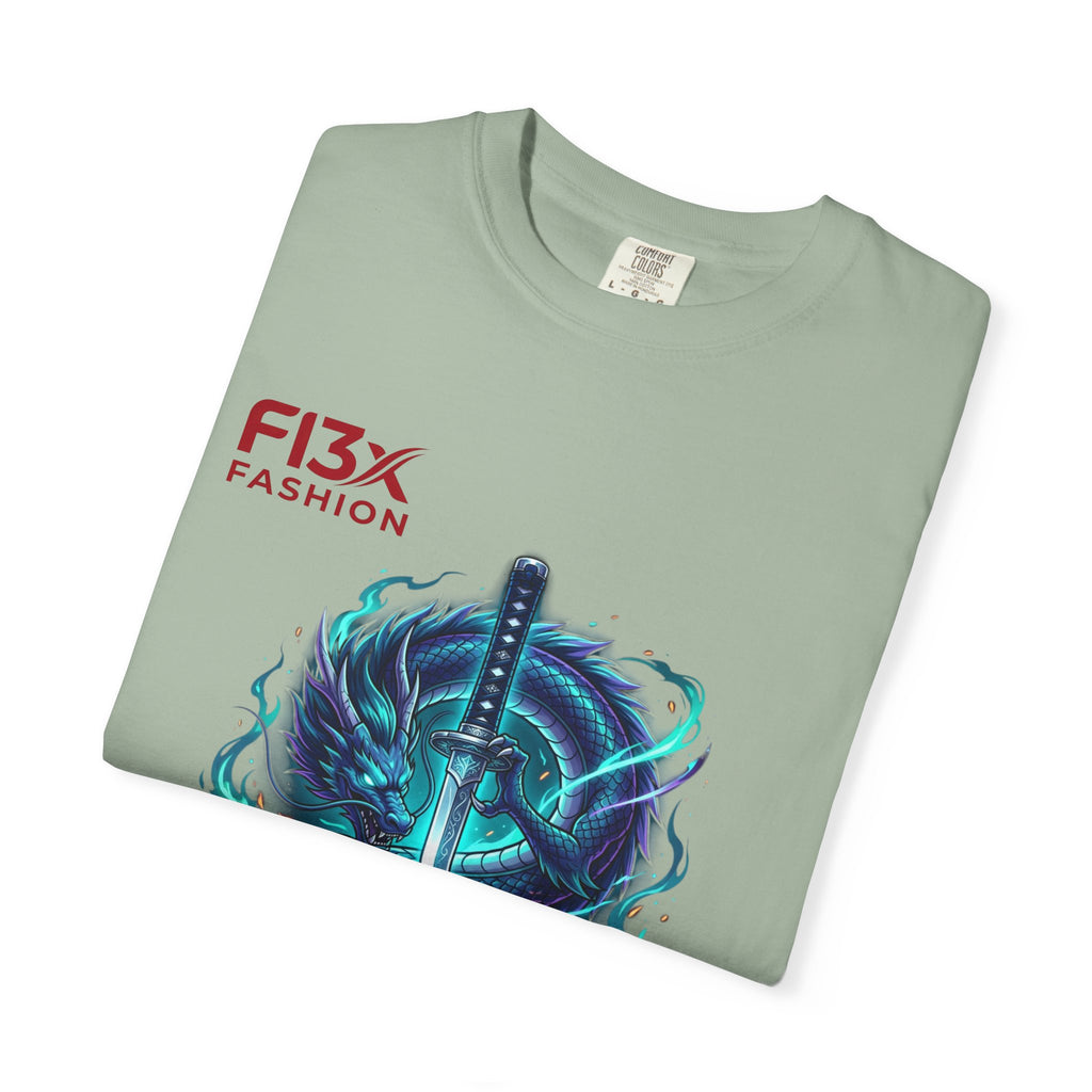 Dragon Katana T-Shirt — Neon Samurai Sword Graphic Tee (17/17)