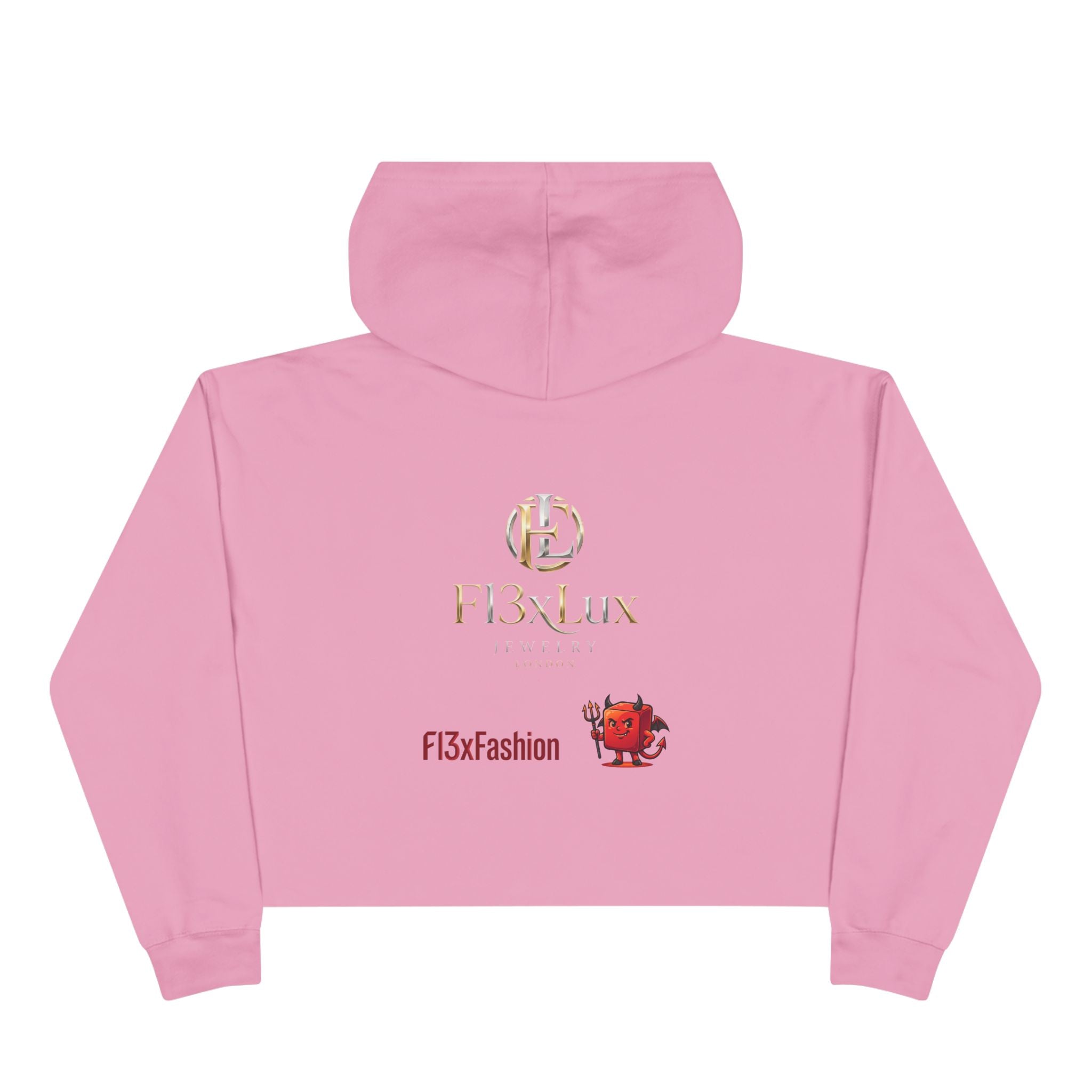 Phoenix Crop Hoodie — FI3x Fashion Logo Graphic