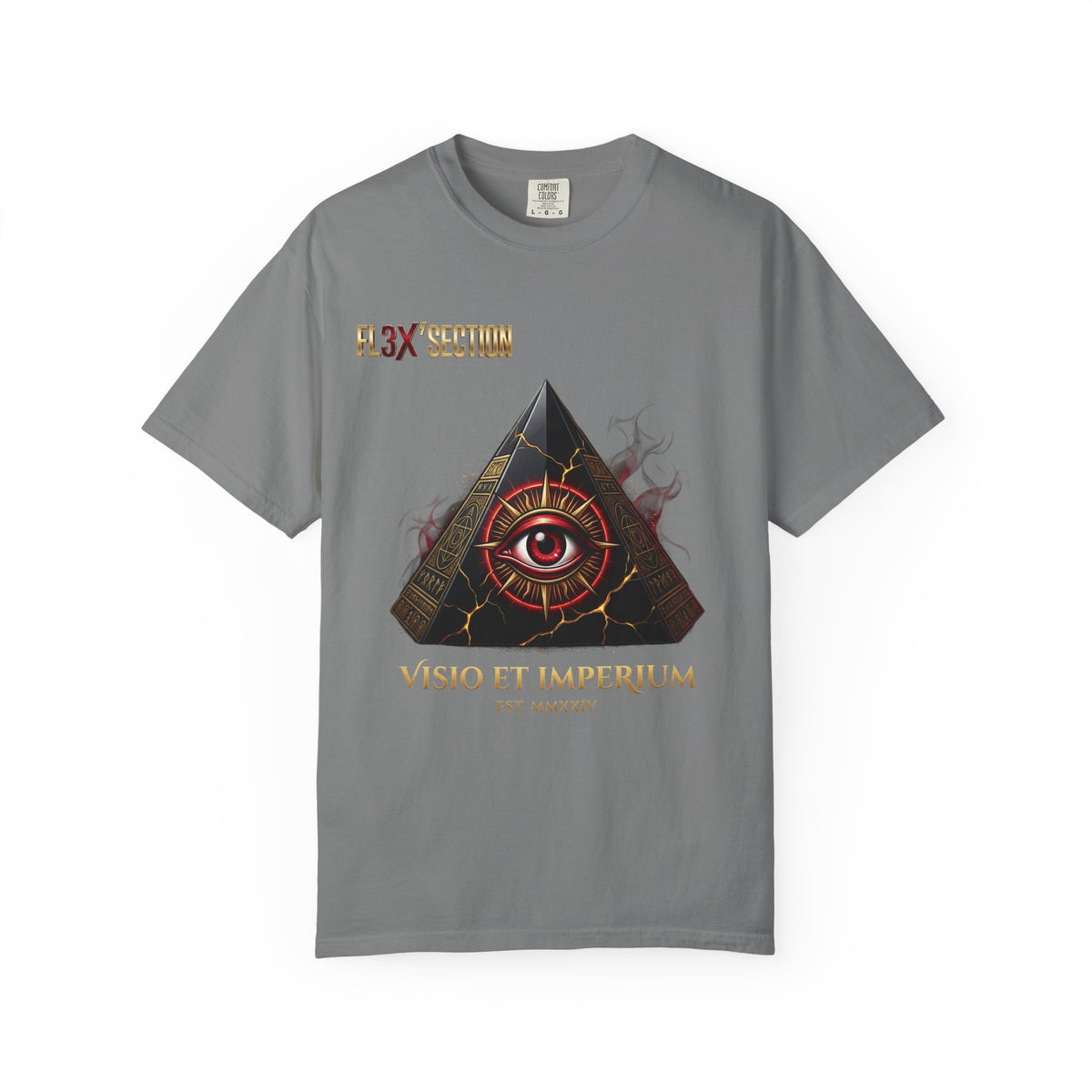 All-Seeing Eye Pyramid T-Shirt — "Visio Et Imperium" Graphic Tee