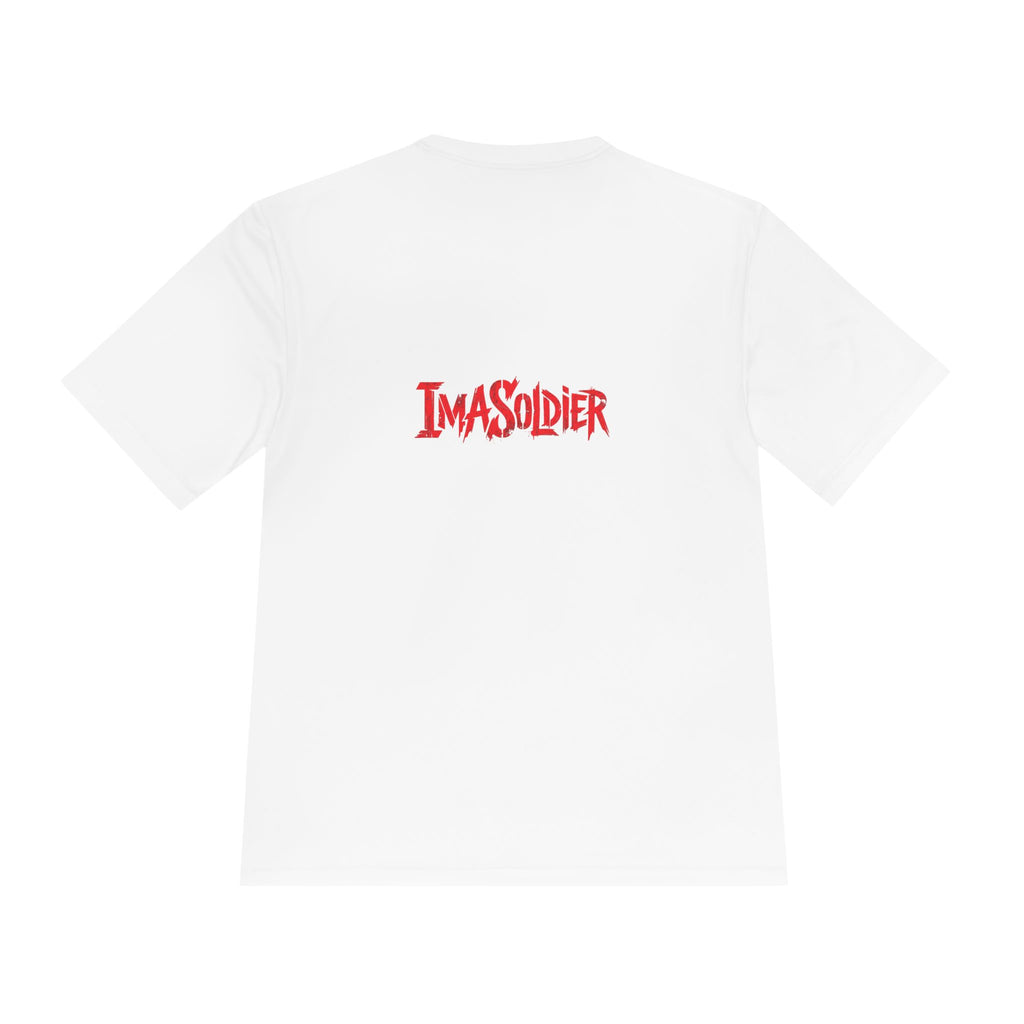 ImaSoldier Graphic Tee — Dark Joker Face Logo Moisture‑Wicking Shirt
