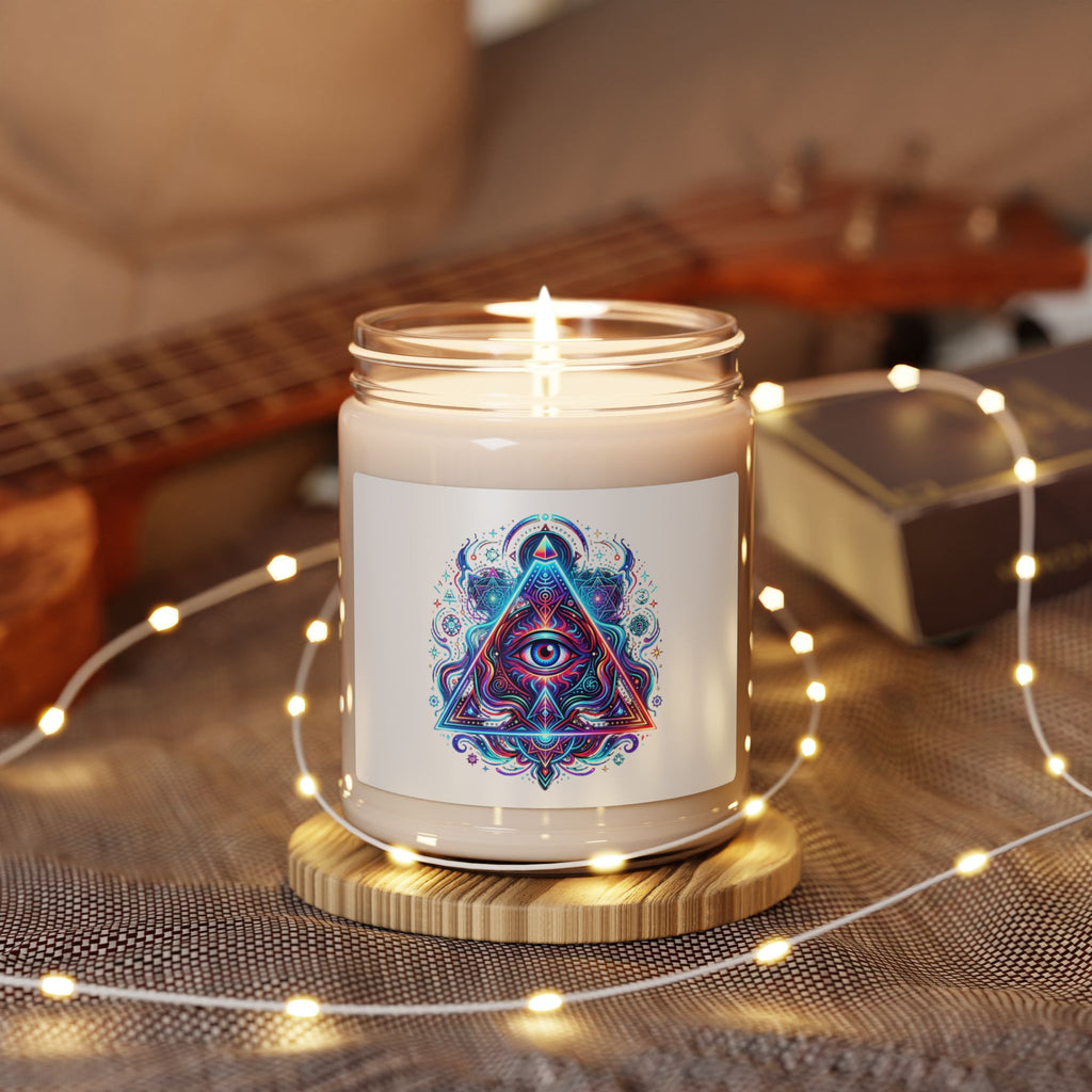 Mystic Third Eye Soy Candle — 9oz Scented Jar for Meditation & Spiritual Gifts