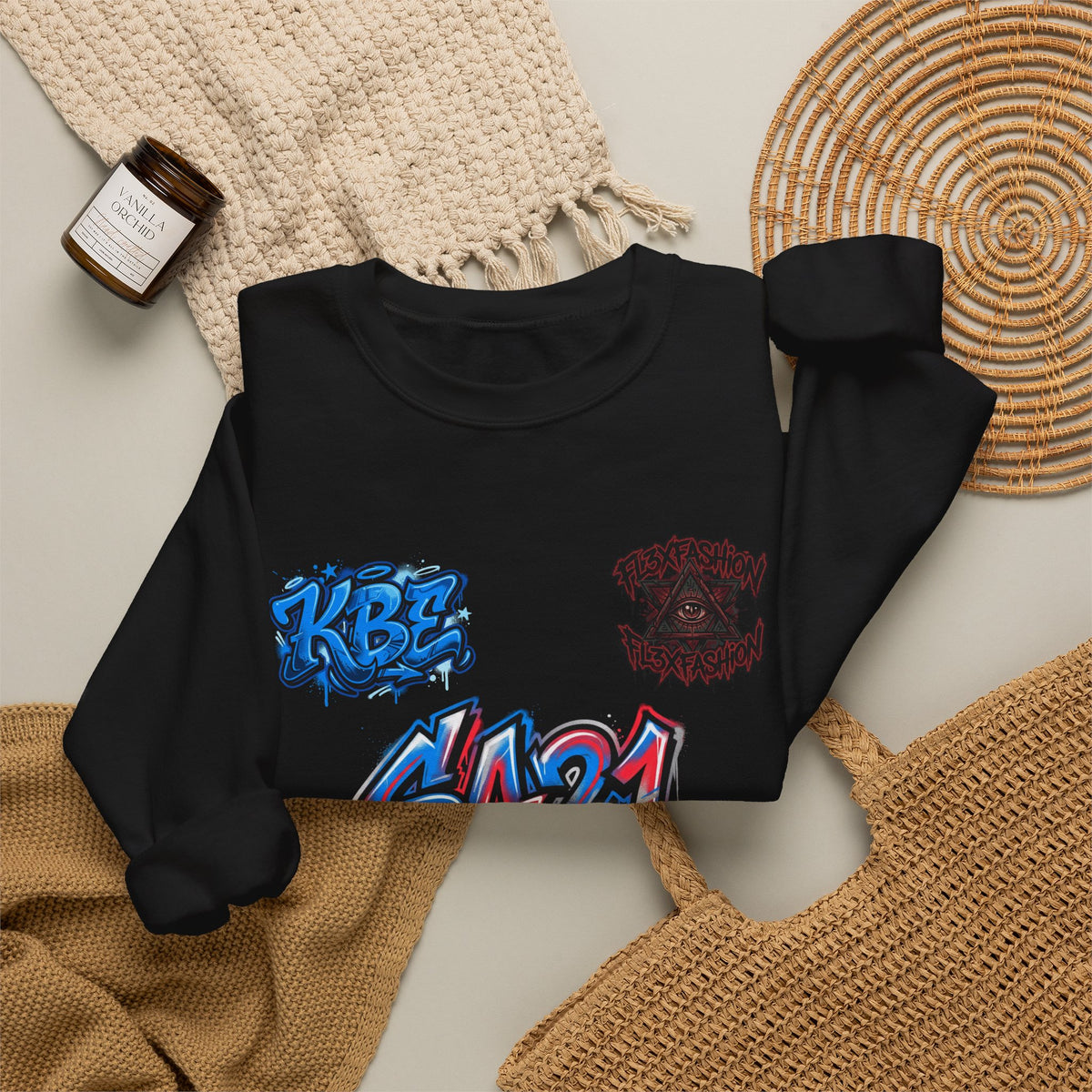 Halloween 'HalloQueen' Graphic Sweatshirt — SA21 Graffiti Crewneck