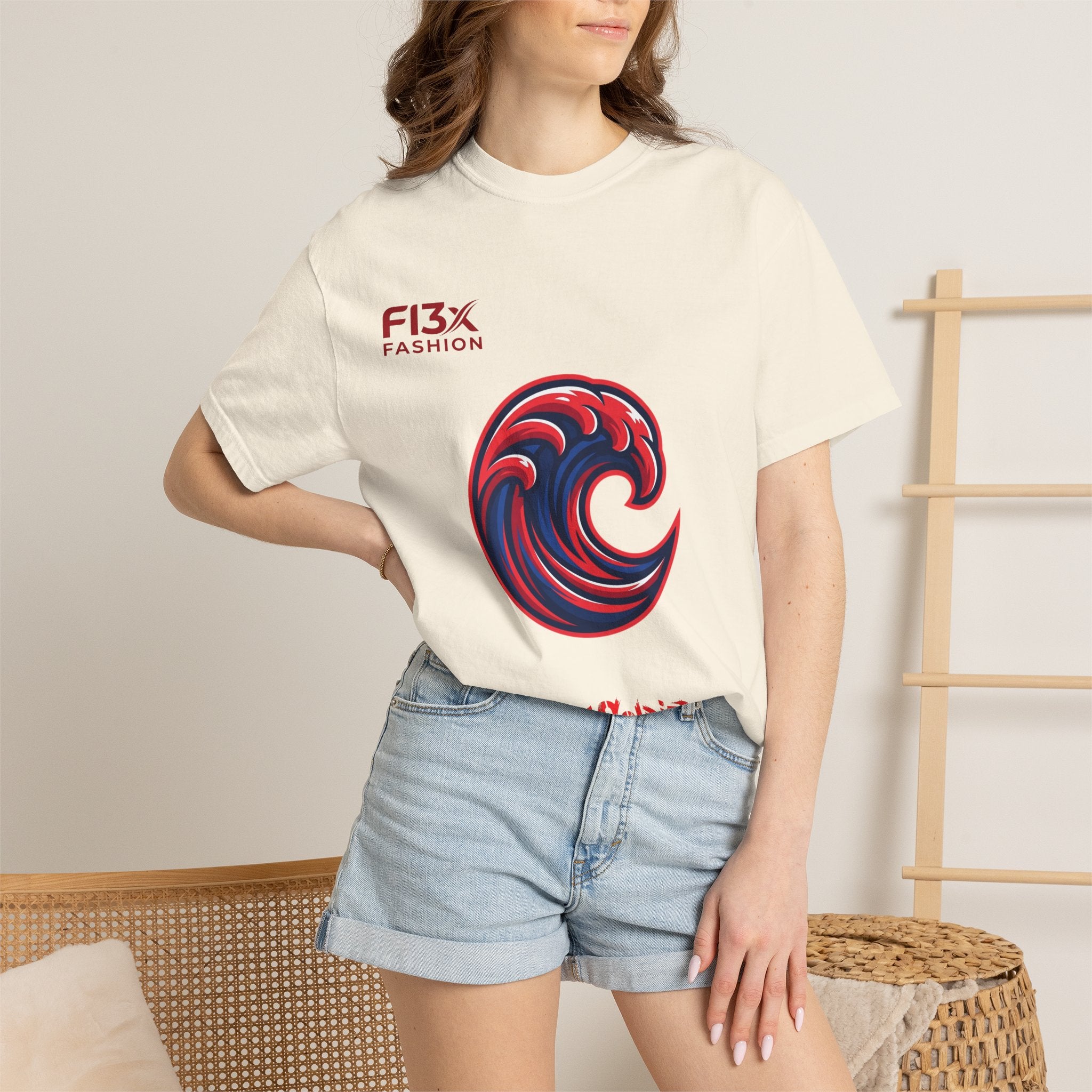 Wave Emblem T-Shirt — 'I'm A Soldier' Graphic Crew Tee