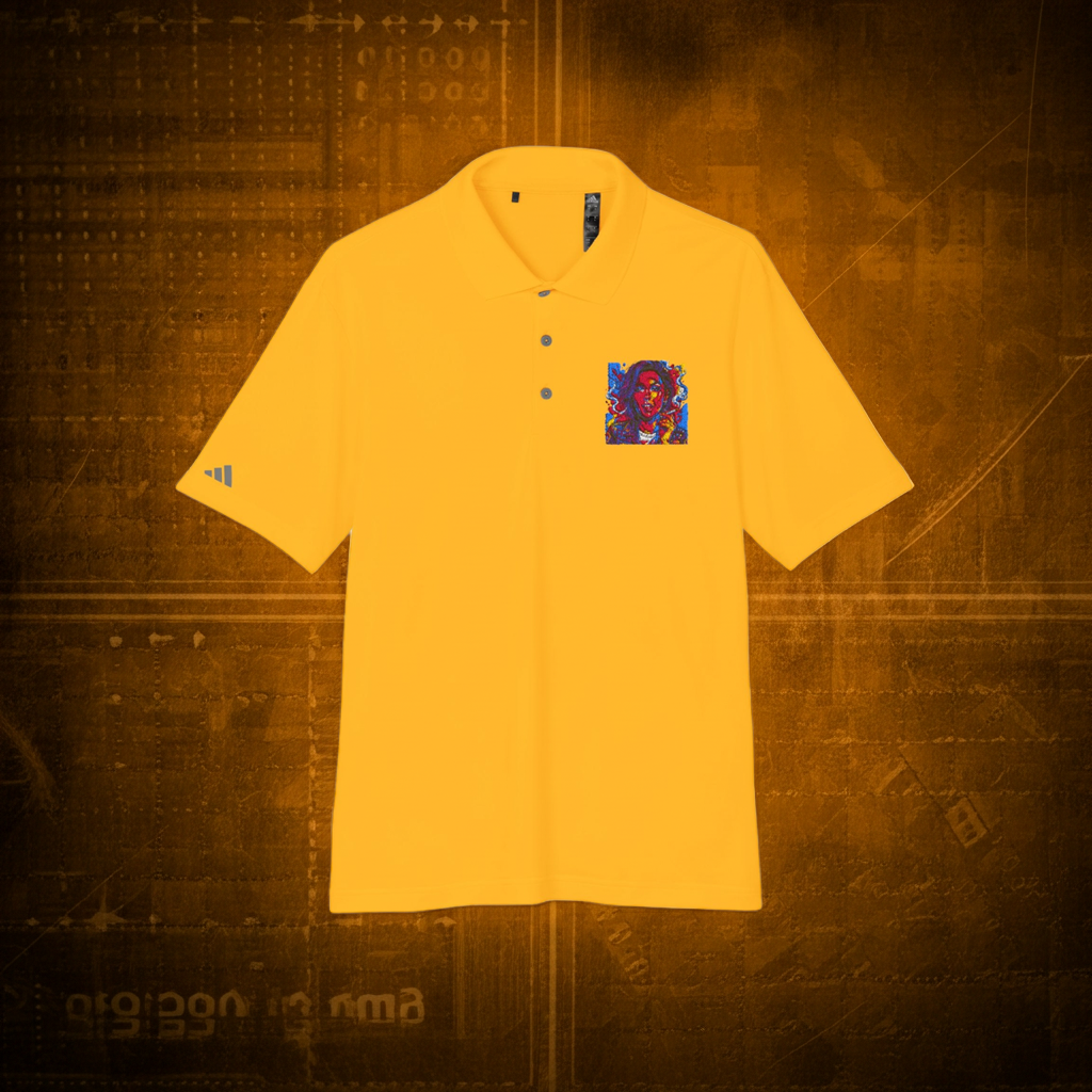 Abstract Color Portrait Polo Shirt