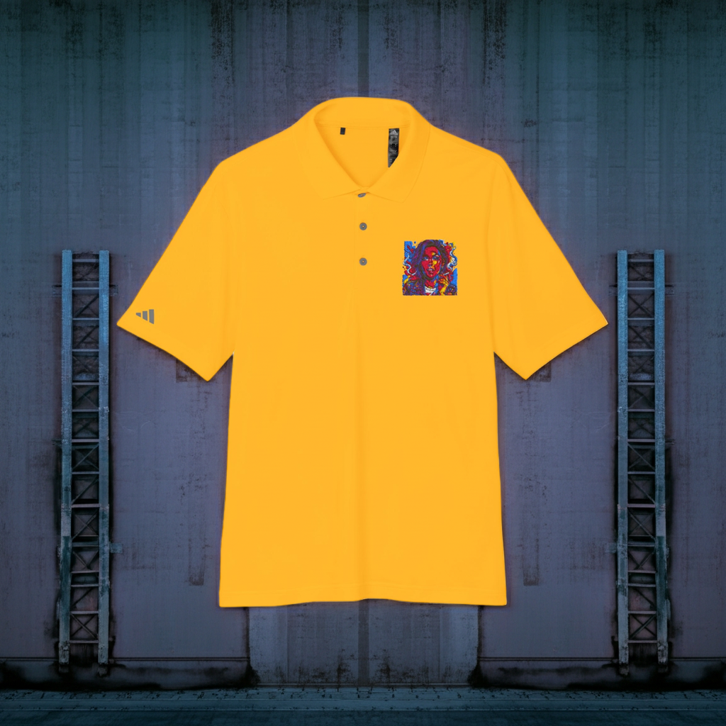 Abstract Color Portrait Polo Shirt